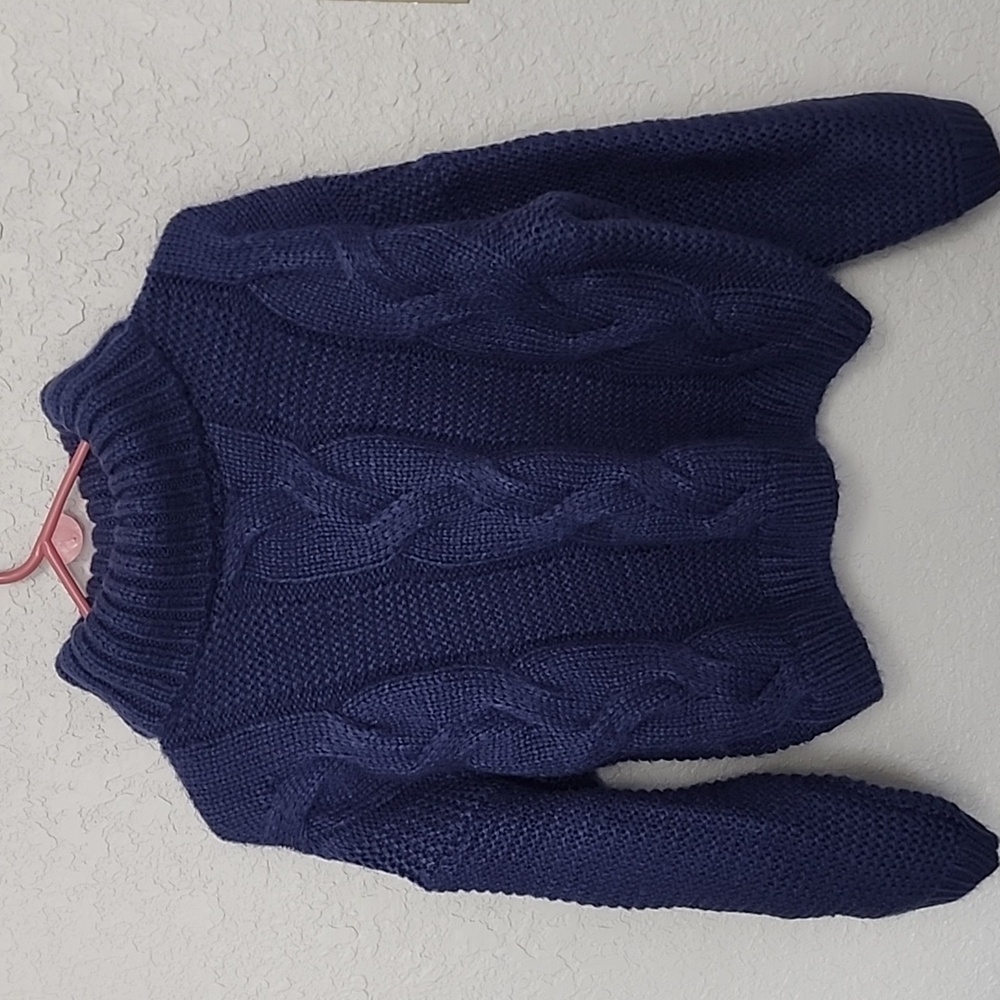 Blue Knit Sweater